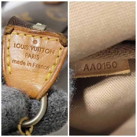 Authentic Louis Vuitton Monogram Canvas Eva Pochette Bag Brown - Picture 5 of 15